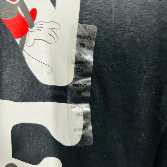 NEW! Disney Minnie Mouse Since 1928 Long Sleeve Pullover Tee Top Shirt Black- XL - Picture 4 of 6